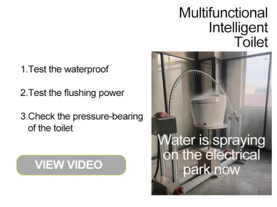 Ovs 高級格安セラミックバスルームトイレ 1 ピースインテリジェント便器フット自動センサー電子フラッシュスマートトイレビデ付き